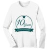1-DAY RUSH NO MINIMUM Ladies Long Sleeve Crew Neck T-Shirt Thumbnail