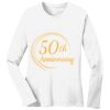 1-DAY RUSH NO MINIMUM Ladies Long Sleeve Crew Neck T-Shirt Thumbnail