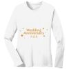 1-DAY RUSH NO MINIMUM Ladies Long Sleeve Crew Neck T-Shirt Thumbnail