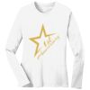 1-DAY RUSH NO MINIMUM Ladies Long Sleeve Crew Neck T-Shirt Thumbnail
