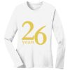 1-DAY RUSH NO MINIMUM Ladies Long Sleeve Crew Neck T-Shirt Thumbnail
