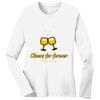 1-DAY RUSH NO MINIMUM Ladies Long Sleeve Crew Neck T-Shirt Thumbnail