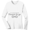 1-DAY RUSH NO MINIMUM Ladies Long Sleeve Crew Neck T-Shirt Thumbnail