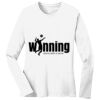 1-DAY RUSH NO MINIMUM Ladies Long Sleeve Crew Neck T-Shirt Thumbnail