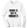 1-DAY RUSH NO MINIMUM Ladies Long Sleeve Crew Neck T-Shirt Thumbnail