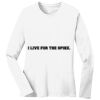 1-DAY RUSH NO MINIMUM Ladies Long Sleeve Crew Neck T-Shirt Thumbnail