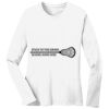 1-DAY RUSH NO MINIMUM Ladies Long Sleeve Crew Neck T-Shirt Thumbnail