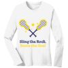 1-DAY RUSH NO MINIMUM Ladies Long Sleeve Crew Neck T-Shirt Thumbnail
