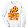 1-DAY RUSH NO MINIMUM Ladies Long Sleeve Crew Neck T-Shirt Thumbnail