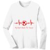 1-DAY RUSH NO MINIMUM Ladies Long Sleeve Crew Neck T-Shirt Thumbnail