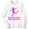1-DAY RUSH NO MINIMUM Ladies Long Sleeve Crew Neck T-Shirt Thumbnail