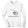 1-DAY RUSH NO MINIMUM Ladies Long Sleeve Crew Neck T-Shirt Thumbnail