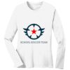 1-DAY RUSH NO MINIMUM Ladies Long Sleeve Crew Neck T-Shirt Thumbnail