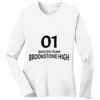 1-DAY RUSH NO MINIMUM Ladies Long Sleeve Crew Neck T-Shirt Thumbnail