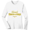 1-DAY RUSH NO MINIMUM Ladies Long Sleeve Crew Neck T-Shirt Thumbnail