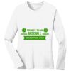 1-DAY RUSH NO MINIMUM Ladies Long Sleeve Crew Neck T-Shirt Thumbnail