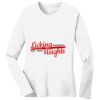 1-DAY RUSH NO MINIMUM Ladies Long Sleeve Crew Neck T-Shirt Thumbnail