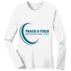1-DAY RUSH NO MINIMUM Ladies Long Sleeve Crew Neck T-Shirt Thumbnail