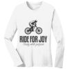 1-DAY RUSH NO MINIMUM Ladies Long Sleeve Crew Neck T-Shirt Thumbnail
