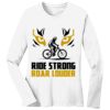 1-DAY RUSH NO MINIMUM Ladies Long Sleeve Crew Neck T-Shirt Thumbnail