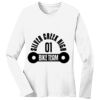 1-DAY RUSH NO MINIMUM Ladies Long Sleeve Crew Neck T-Shirt Thumbnail