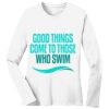 1-DAY RUSH NO MINIMUM Ladies Long Sleeve Crew Neck T-Shirt Thumbnail