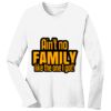 1-DAY RUSH NO MINIMUM Ladies Long Sleeve Crew Neck T-Shirt Thumbnail