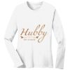 1-DAY RUSH NO MINIMUM Ladies Long Sleeve Crew Neck T-Shirt Thumbnail