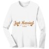 1-DAY RUSH NO MINIMUM Ladies Long Sleeve Crew Neck T-Shirt Thumbnail