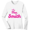1-DAY RUSH NO MINIMUM Ladies Long Sleeve Crew Neck T-Shirt Thumbnail