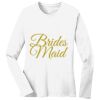 1-DAY RUSH NO MINIMUM Ladies Long Sleeve Crew Neck T-Shirt Thumbnail