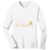 1-DAY RUSH NO MINIMUM Ladies Long Sleeve Crew Neck T-Shirt Thumbnail