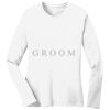 1-DAY RUSH NO MINIMUM Ladies Long Sleeve Crew Neck T-Shirt Thumbnail