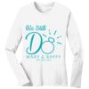 1-DAY RUSH NO MINIMUM Ladies Long Sleeve Crew Neck T-Shirt Thumbnail