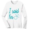 1-DAY RUSH NO MINIMUM Ladies Long Sleeve Crew Neck T-Shirt Thumbnail