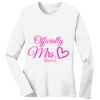 1-DAY RUSH NO MINIMUM Ladies Long Sleeve Crew Neck T-Shirt Thumbnail