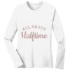 1-DAY RUSH NO MINIMUM Ladies Long Sleeve Crew Neck T-Shirt Thumbnail