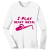 1-DAY RUSH NO MINIMUM Ladies Long Sleeve Crew Neck T-Shirt Thumbnail