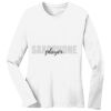 1-DAY RUSH NO MINIMUM Ladies Long Sleeve Crew Neck T-Shirt Thumbnail