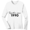 1-DAY RUSH NO MINIMUM Ladies Long Sleeve Crew Neck T-Shirt Thumbnail