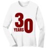 1-DAY RUSH NO MINIMUM Ladies Long Sleeve Crew Neck T-Shirt Thumbnail