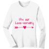1-DAY RUSH NO MINIMUM Ladies Long Sleeve Crew Neck T-Shirt Thumbnail
