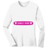 1-DAY RUSH NO MINIMUM Ladies Long Sleeve Crew Neck T-Shirt Thumbnail