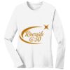1-DAY RUSH NO MINIMUM Ladies Long Sleeve Crew Neck T-Shirt Thumbnail