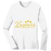 1-DAY RUSH NO MINIMUM Ladies Long Sleeve Crew Neck T-Shirt Thumbnail
