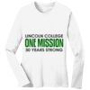 1-DAY RUSH NO MINIMUM Ladies Long Sleeve Crew Neck T-Shirt Thumbnail