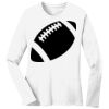 1-DAY RUSH NO MINIMUM Ladies Long Sleeve Crew Neck T-Shirt Thumbnail
