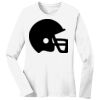 1-DAY RUSH NO MINIMUM Ladies Long Sleeve Crew Neck T-Shirt Thumbnail