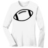 1-DAY RUSH NO MINIMUM Ladies Long Sleeve Crew Neck T-Shirt Thumbnail