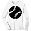 1-DAY RUSH NO MINIMUM Ladies Long Sleeve Crew Neck T-Shirt Thumbnail